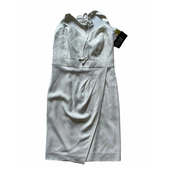 Etcetera White Halter Dress Size 8 NWT - Picture 2 of 11